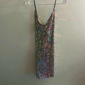 Mini dress 
Sequin 
Size 9 
Worn twice